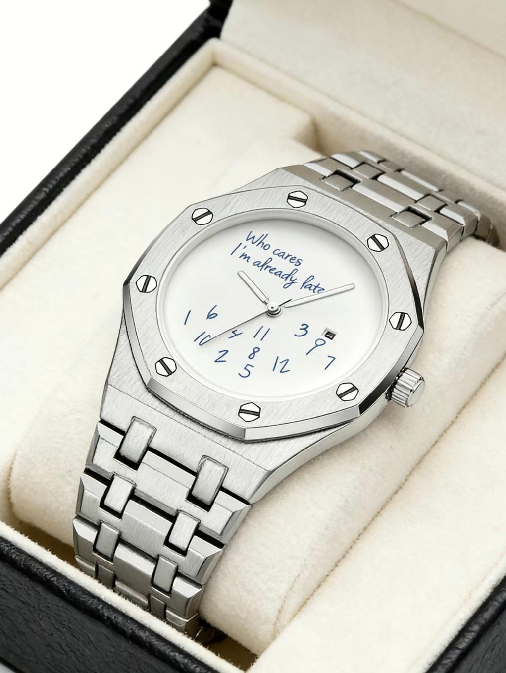 I’m Already late - White Dial