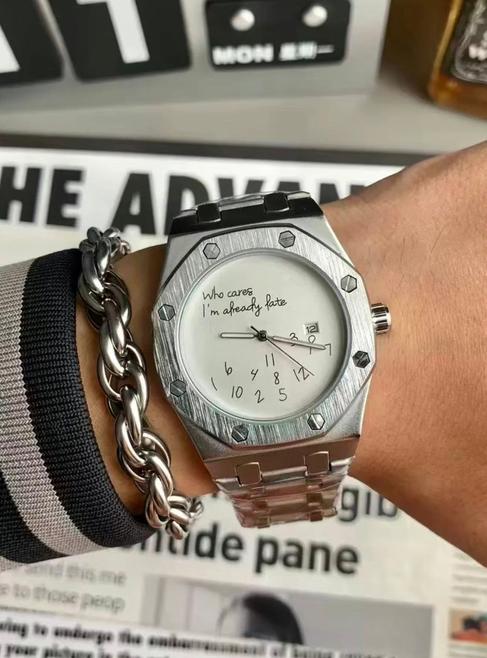 Im Already Late - Black Dial