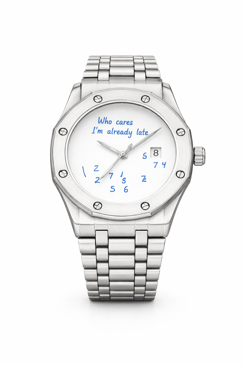 I’m Already late - White Dial